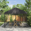 vidaXL Siatka na komary do altany 220 mesh Czarny 6 x 3 x 2 m