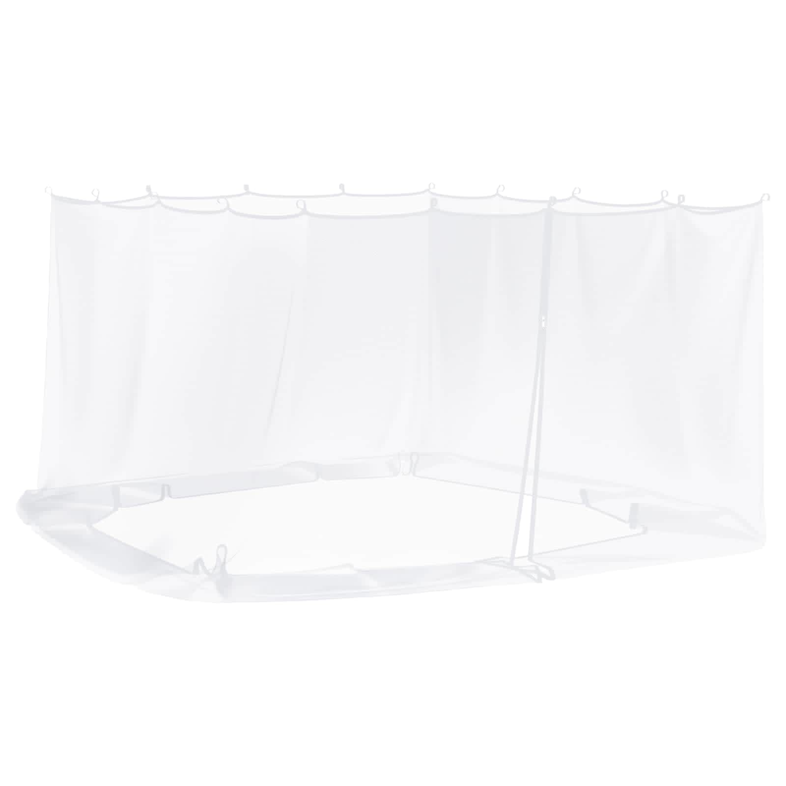 vidaXL Siatka na komary do altany 220 mesh Biały 3,6 x 3 x 2 cm