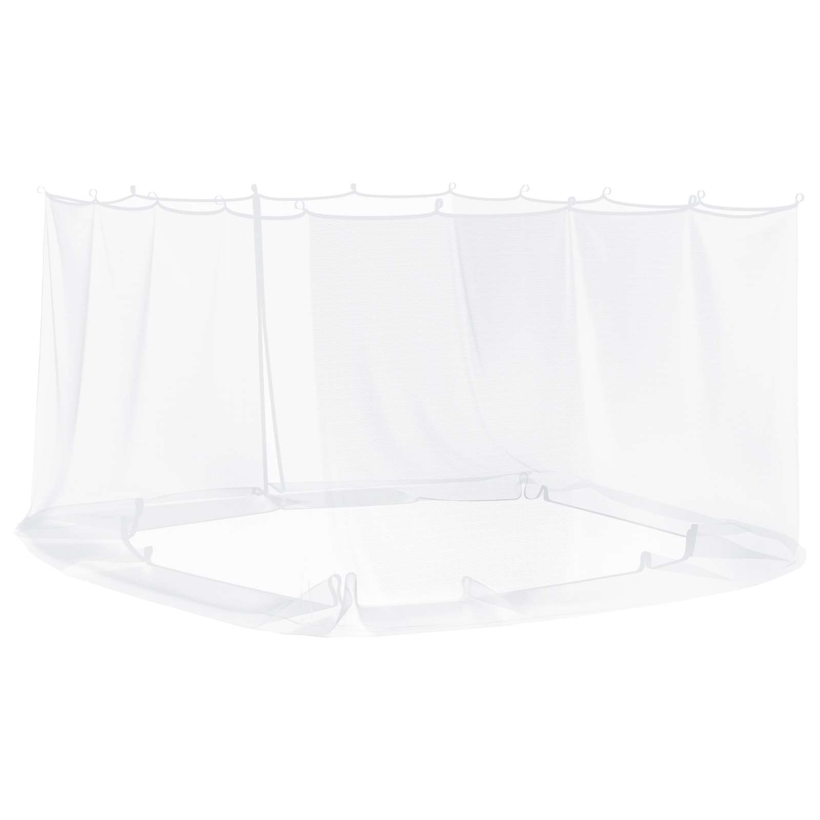 vidaXL Siatka na komary do altany 220 mesh Biały 3,6 x 3 x 2 cm