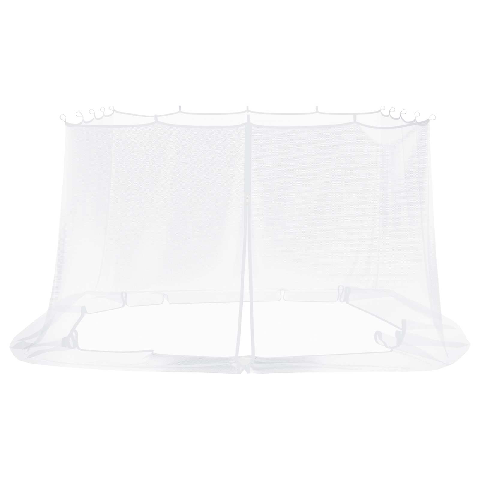 vidaXL Siatka na komary do altany 220 mesh Biały 3,6 x 3 x 2 cm