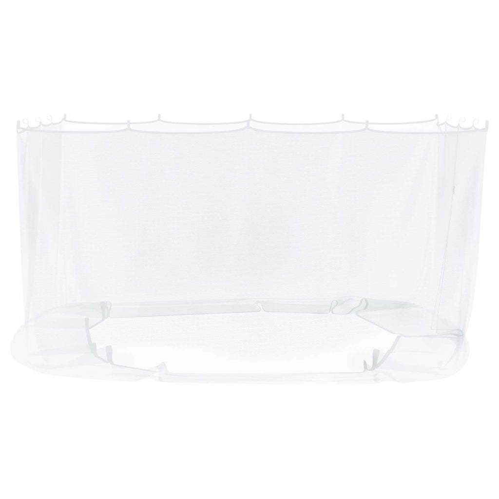 vidaXL Siatka na komary do altany 220 mesh Biały 3,6 x 3 x 2 cm