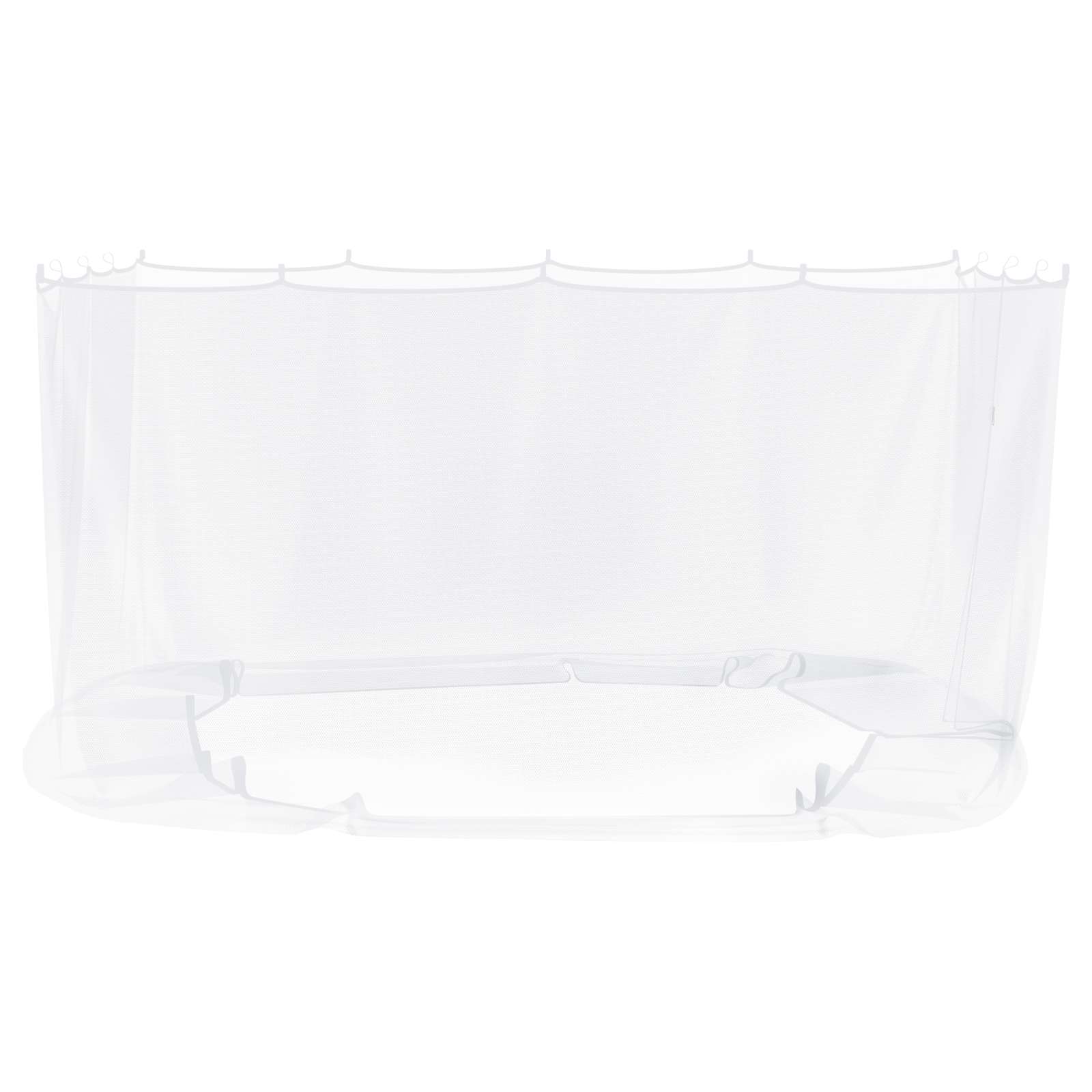 vidaXL Siatka na komary do altany 220 mesh Biały 3,6 x 3 x 2 cm