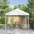 vidaXL Siatka na komary do altany 220 mesh Biały 4,5 x 3 x 2 m