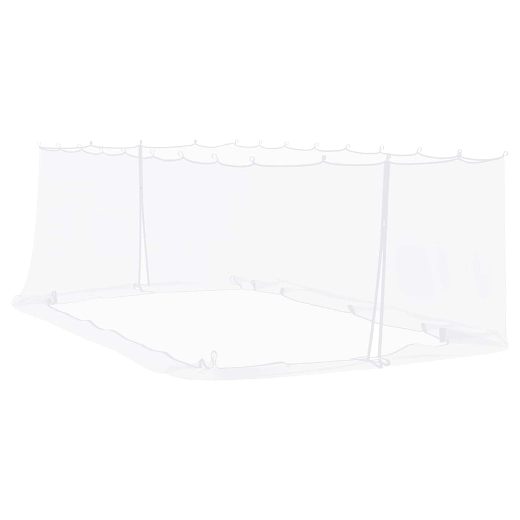vidaXL Siatka na komary do altany 220 mesh Biały 6 x 3 x 2 m Poliester