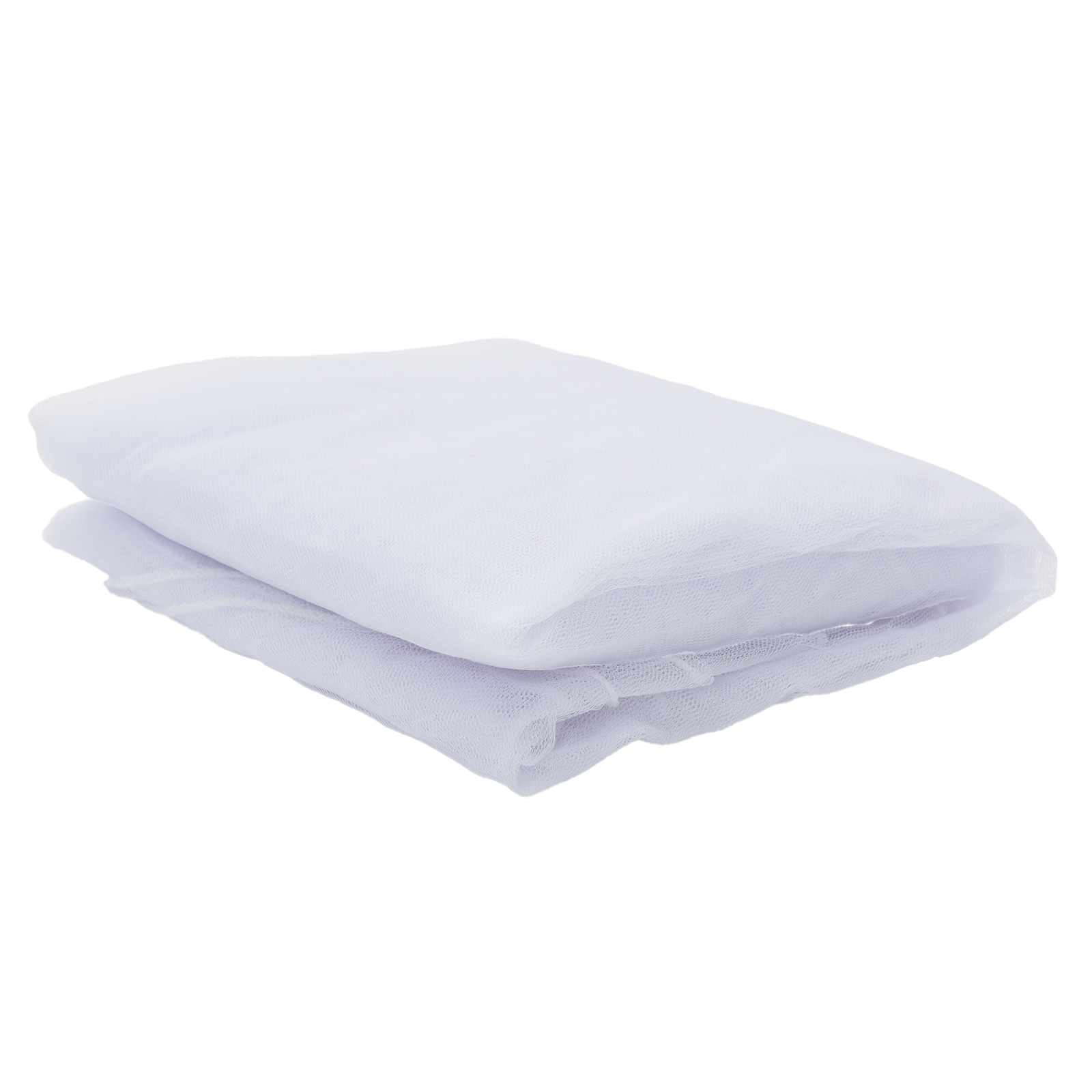 vidaXL Siatka na komary do altany 220 mesh Biały 6 x 3 x 2 m Poliester
