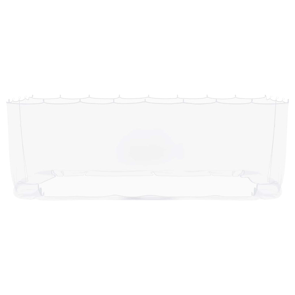 vidaXL Siatka na komary do altany 220 mesh Biały 6 x 3 x 2 m Poliester