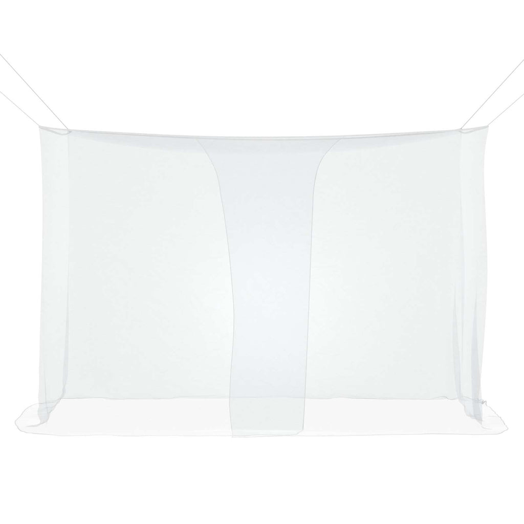 vidaXL Siatka na komary do łóżka 156 siatka 3 pcs Biały Poliester