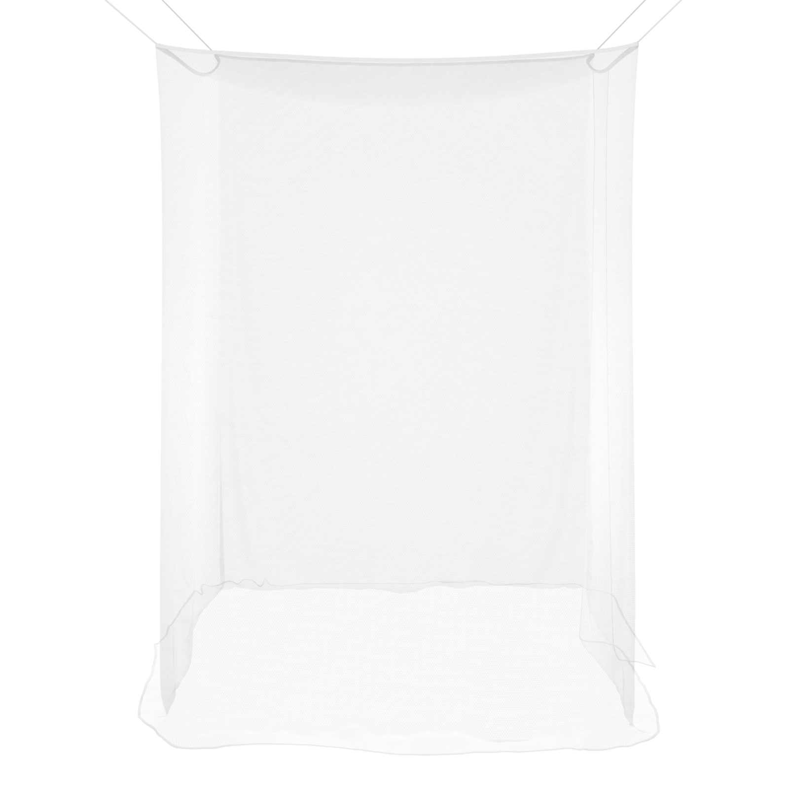 vidaXL Siatka na komary do łóżka 156 siatka 3 pcs Biały Poliester