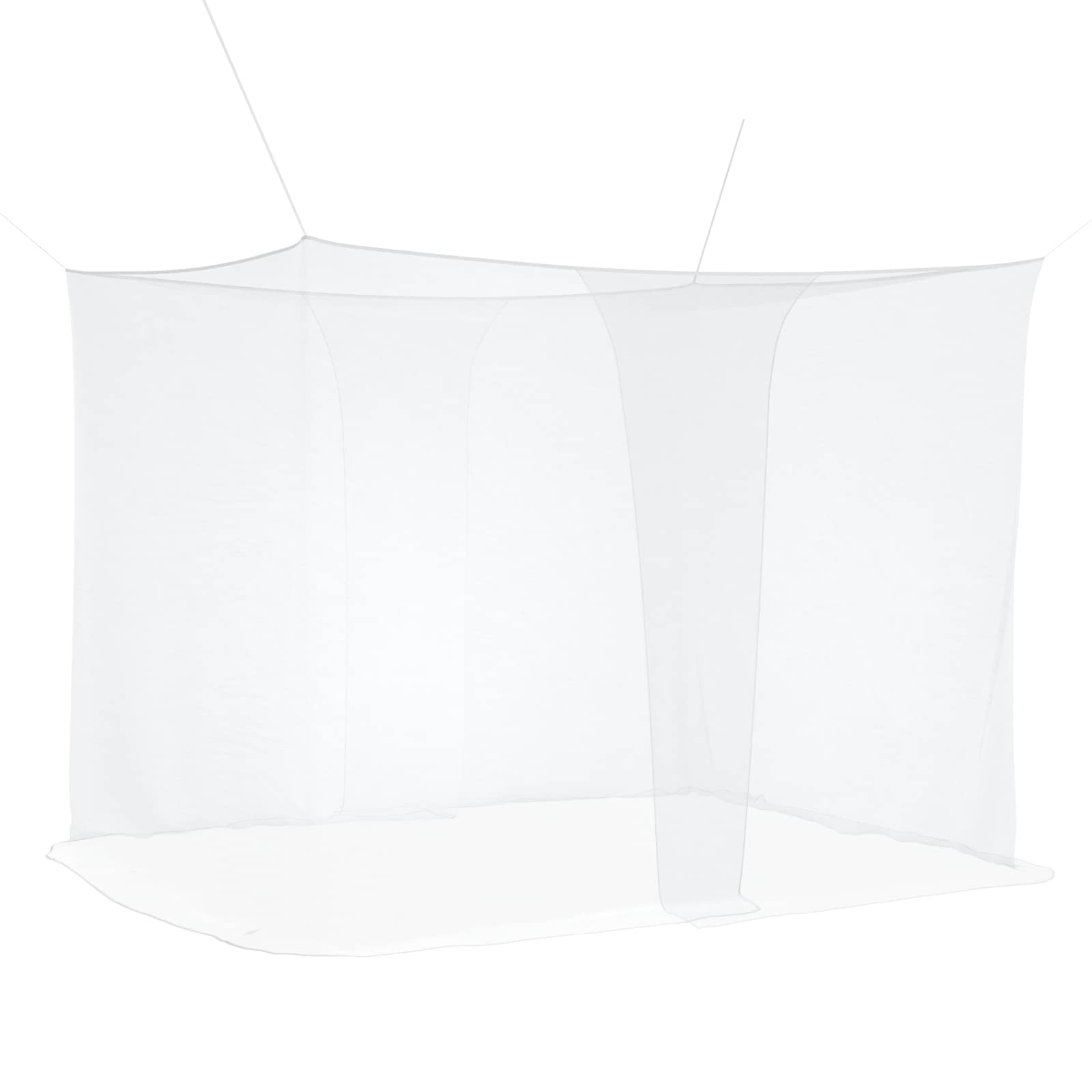 vidaXL Siatka na komary do łóżka 156 siatka 3 pcs Biały Poliester