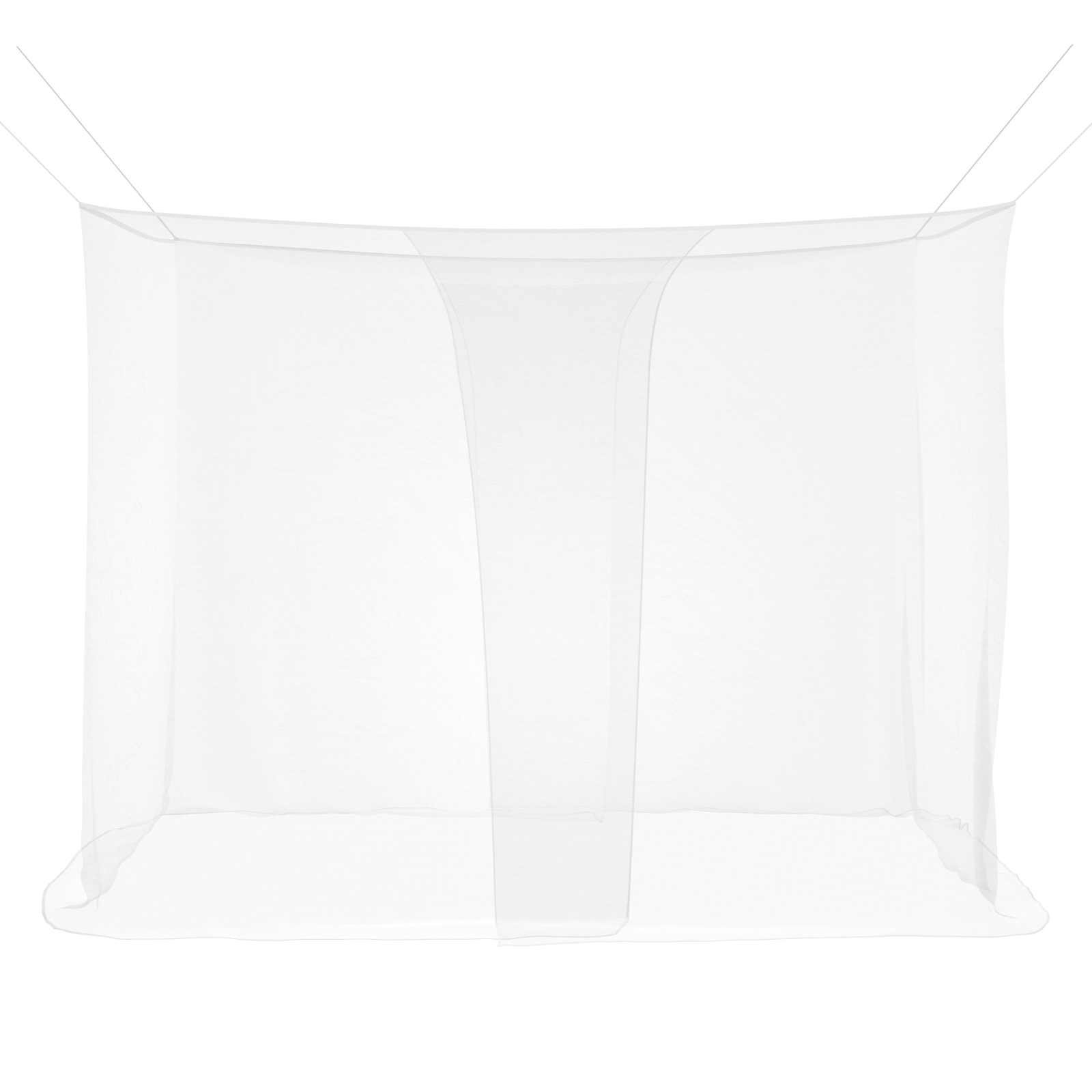 vidaXL Siatka na komary do łóżka 156 siatka 3 pcs Biały Poliester