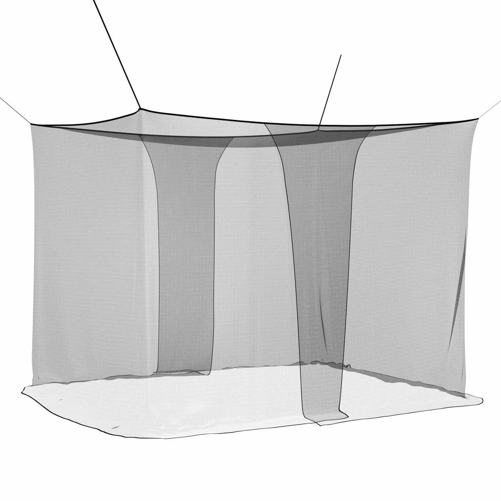 vidaXL Siatka na komary do łóżka 156 siatka 3 pcs Czarny Poliester
