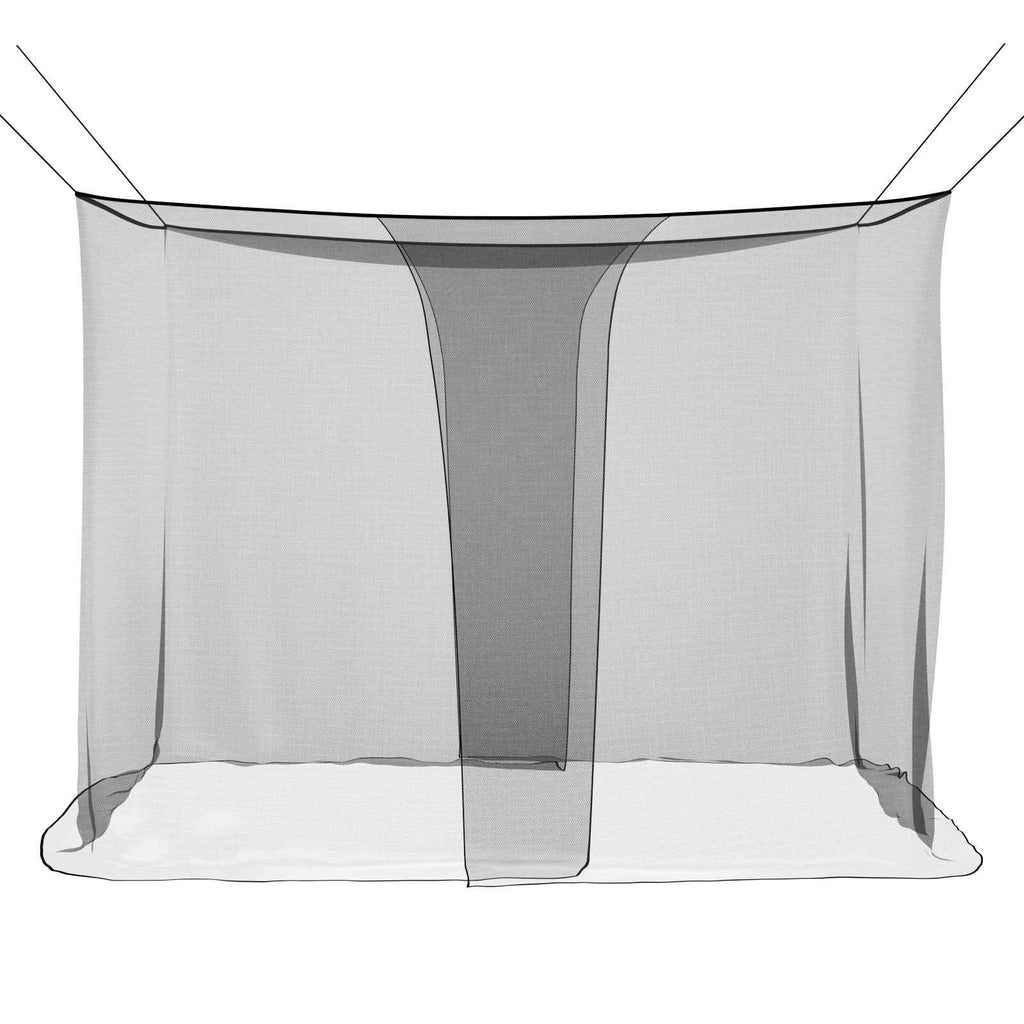 vidaXL Siatka na komary do łóżka 156 siatka 3 pcs Czarny Poliester