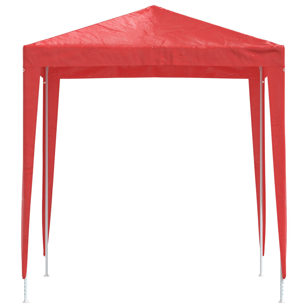 vidaXL Namiot Imprezowy 200 x 200 x 240 cm czerwony PE i stal