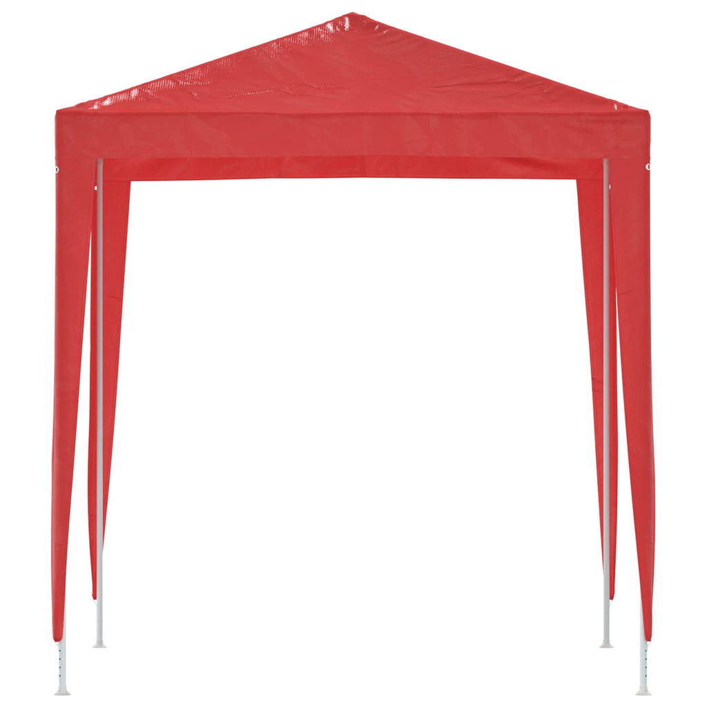 vidaXL Namiot Imprezowy 200 x 200 x 240 cm czerwony PE i stal