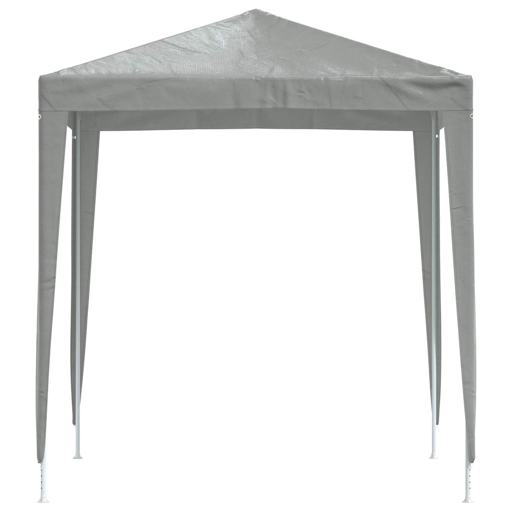 vidaXL Namiot Imprezowy 200 x 200 x 240 cm jasnoszary PE i stal