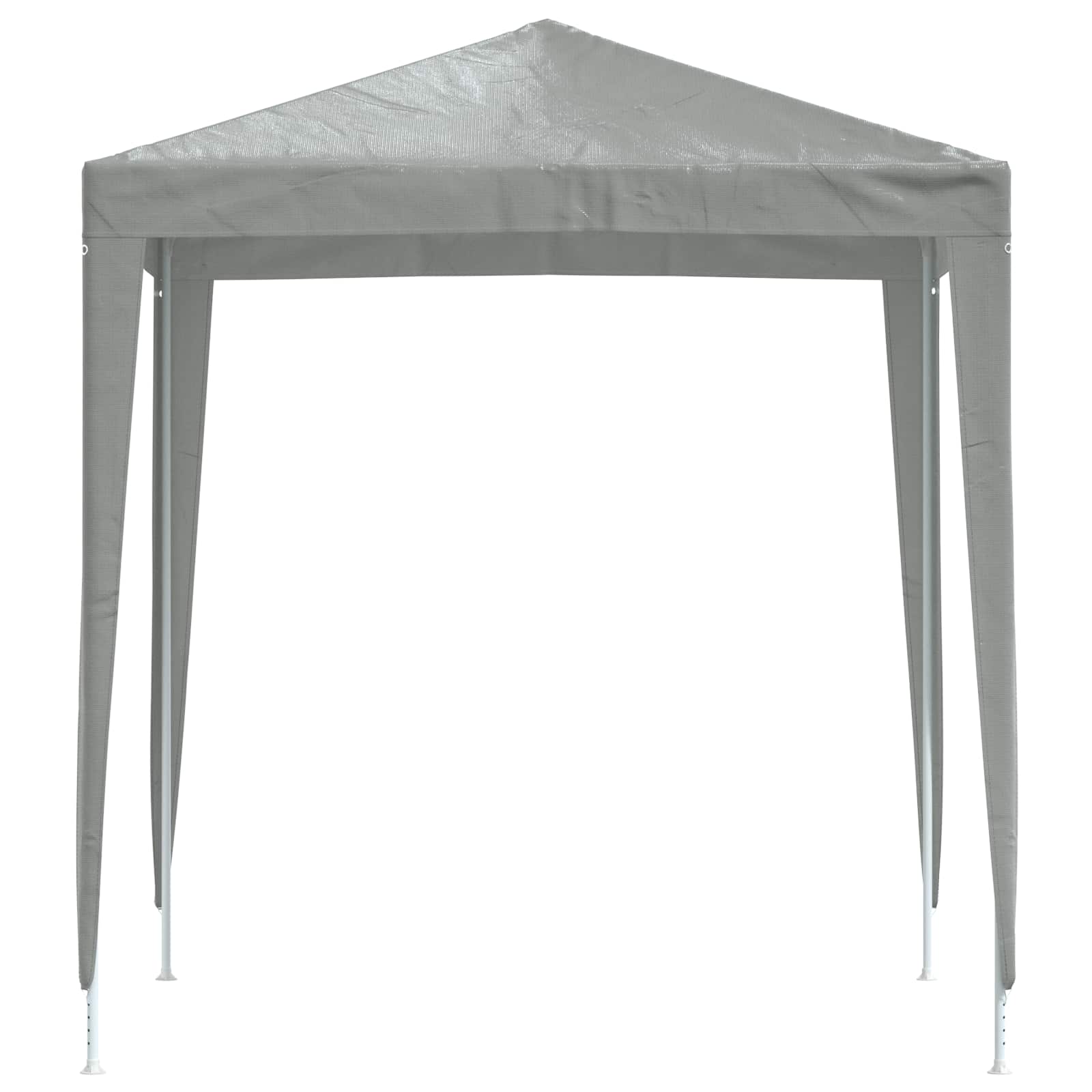 vidaXL Namiot Imprezowy 200 x 200 x 240 cm jasnoszary PE i stal