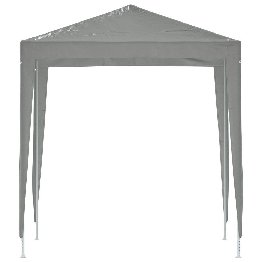 vidaXL Namiot Imprezowy 200 x 200 x 240 cm jasnoszary PE i stal