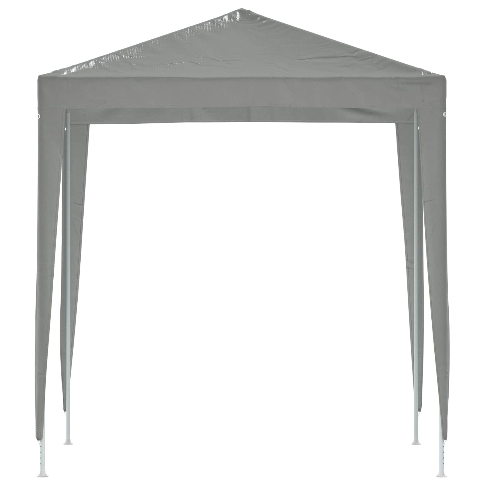 vidaXL Namiot Imprezowy 200 x 200 x 240 cm jasnoszary PE i stal