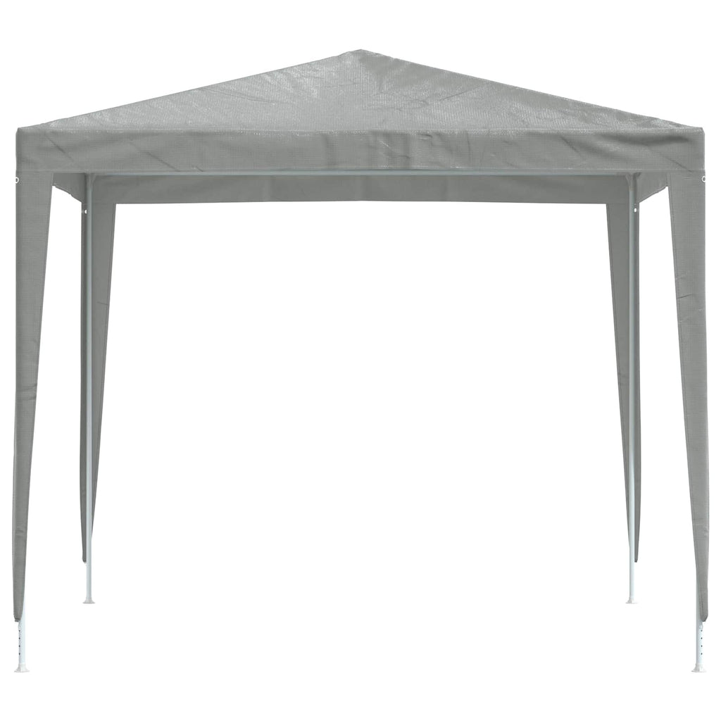 vidaXL Namiot Imprezowy 250 x 250 x 240 cm jasnoszary PE i stal