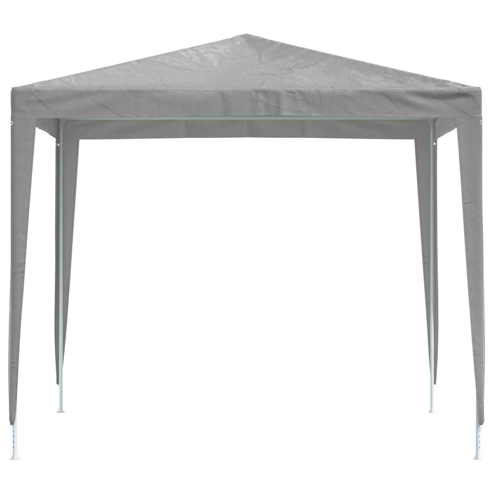 vidaXL Namiot Imprezowy 250 x 250 x 240 cm jasnoszary PE i stal