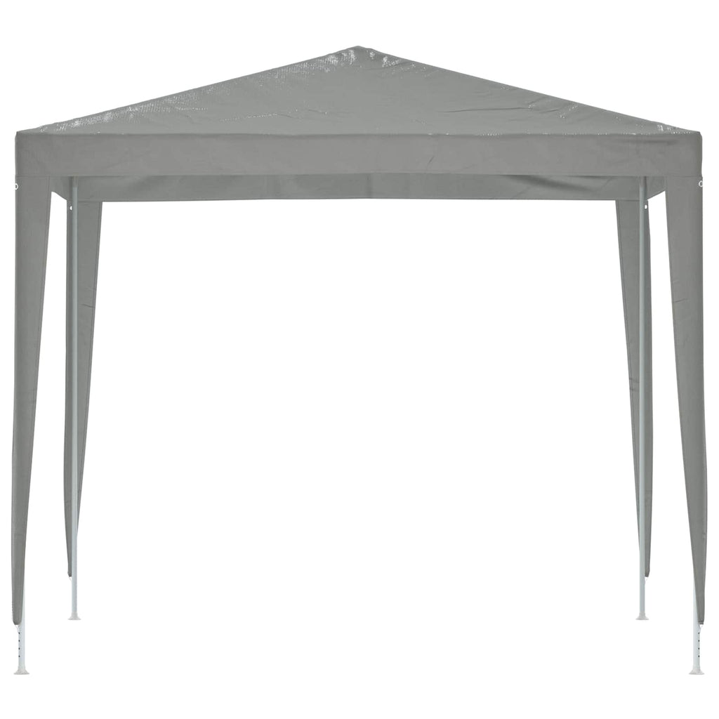 vidaXL Namiot Imprezowy 250 x 250 x 240 cm jasnoszary PE i stal