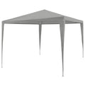 vidaXL Namiot Imprezowy Jasnoszary 300 x 300 x 255 cm PE i stal