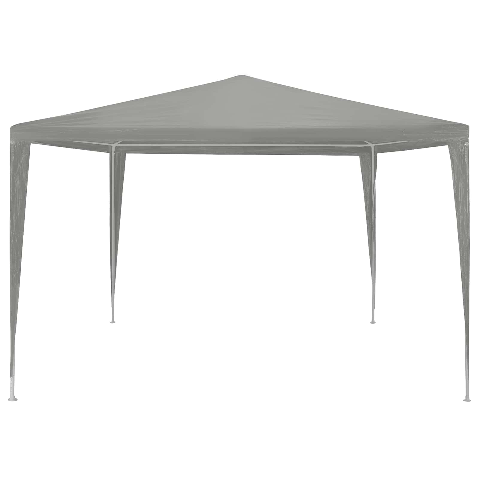 vidaXL Namiot Imprezowy Jasnoszary 300 x 300 x 255 cm PE i stal