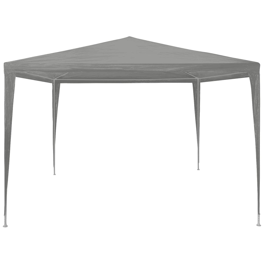 vidaXL Namiot Imprezowy Jasnoszary 300 x 300 x 255 cm PE i stal