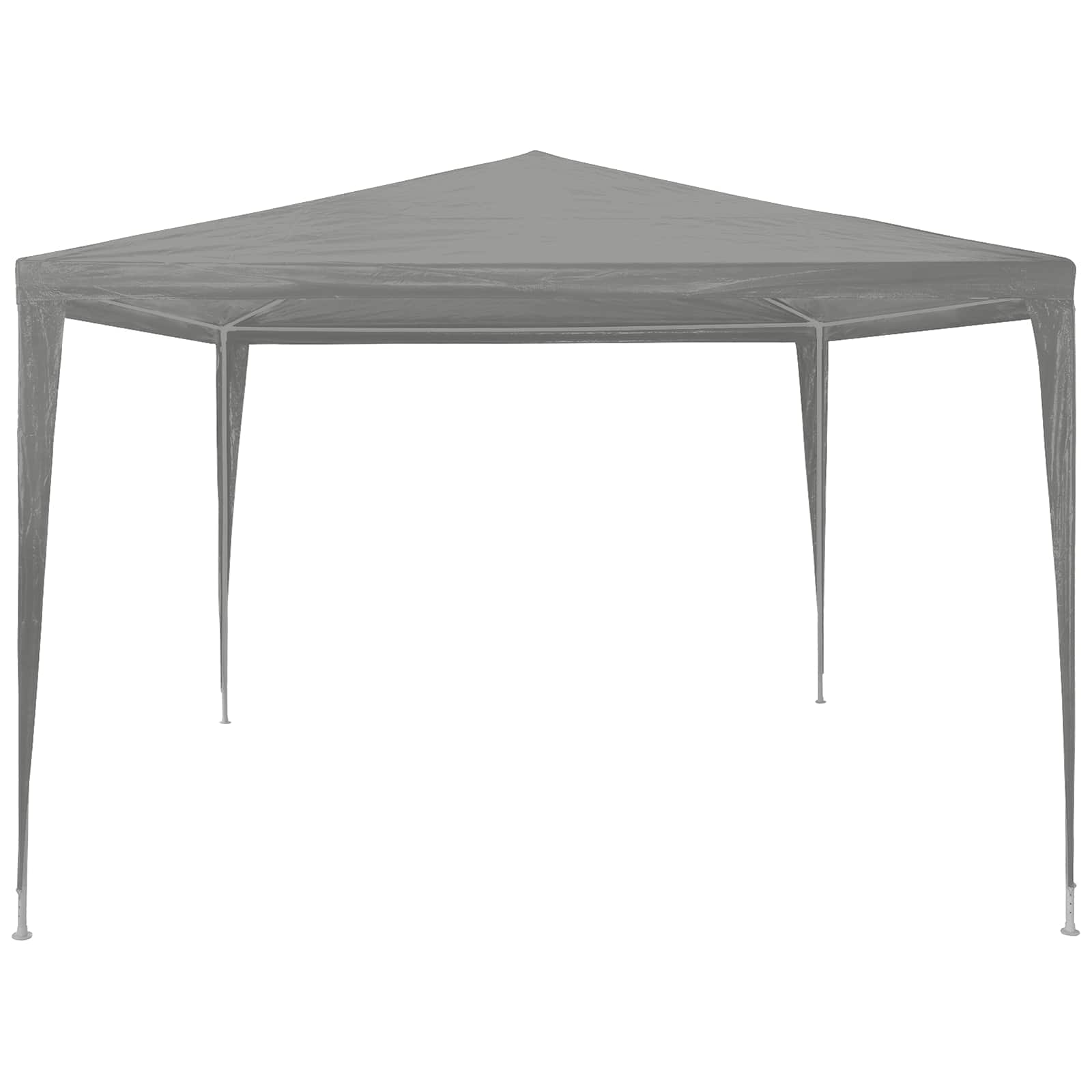 vidaXL Namiot Imprezowy Jasnoszary 300 x 300 x 255 cm PE i stal
