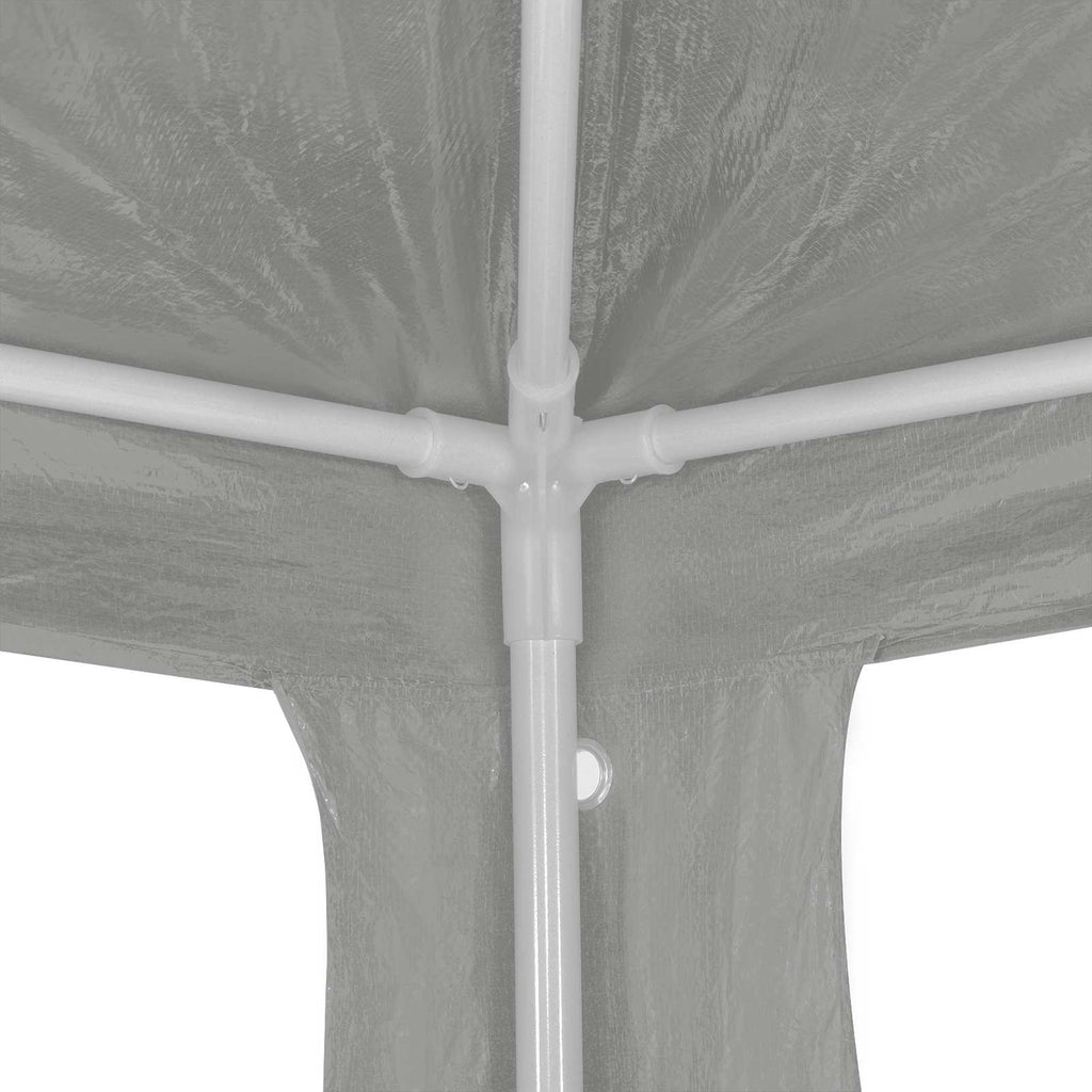 vidaXL Namiot Imprezowy Jasnoszary 1200 x 300 x 255 cm PE i stal