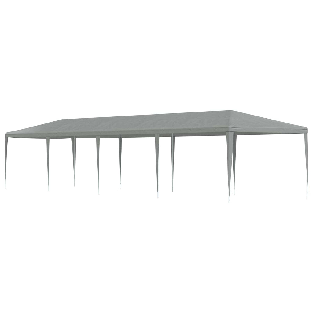 vidaXL Namiot Imprezowy Jasnoszary 1200 x 300 x 255 cm PE i stal