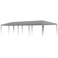 vidaXL Namiot Imprezowy Jasnoszary 1200 x 300 x 255 cm PE i stal