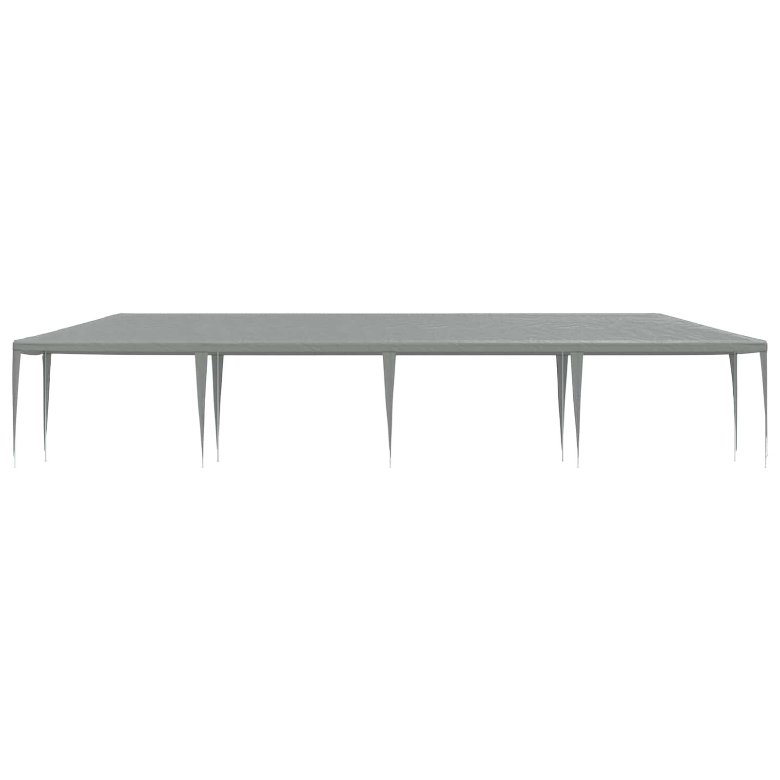vidaXL Namiot Imprezowy Jasnoszary 1200 x 300 x 255 cm PE i stal