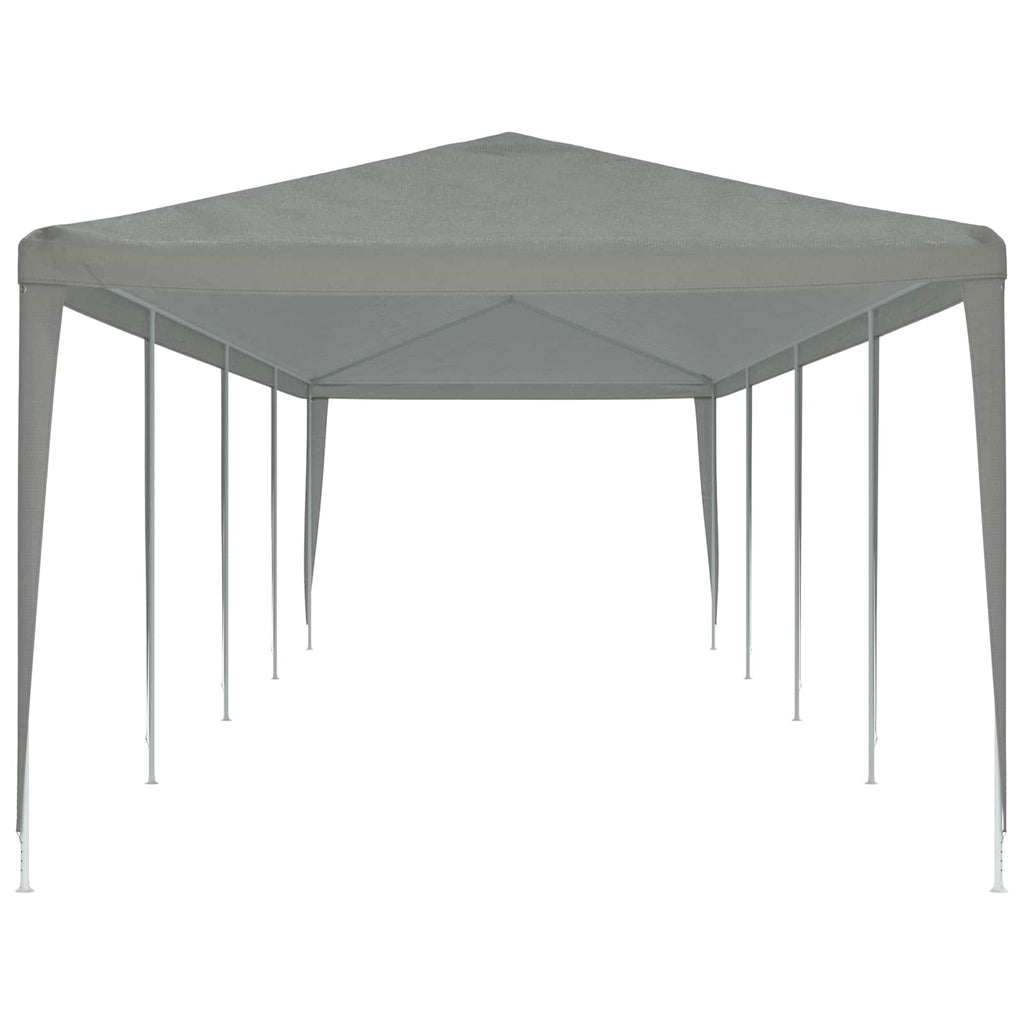 vidaXL Namiot Imprezowy Jasnoszary 1200 x 300 x 255 cm PE i stal