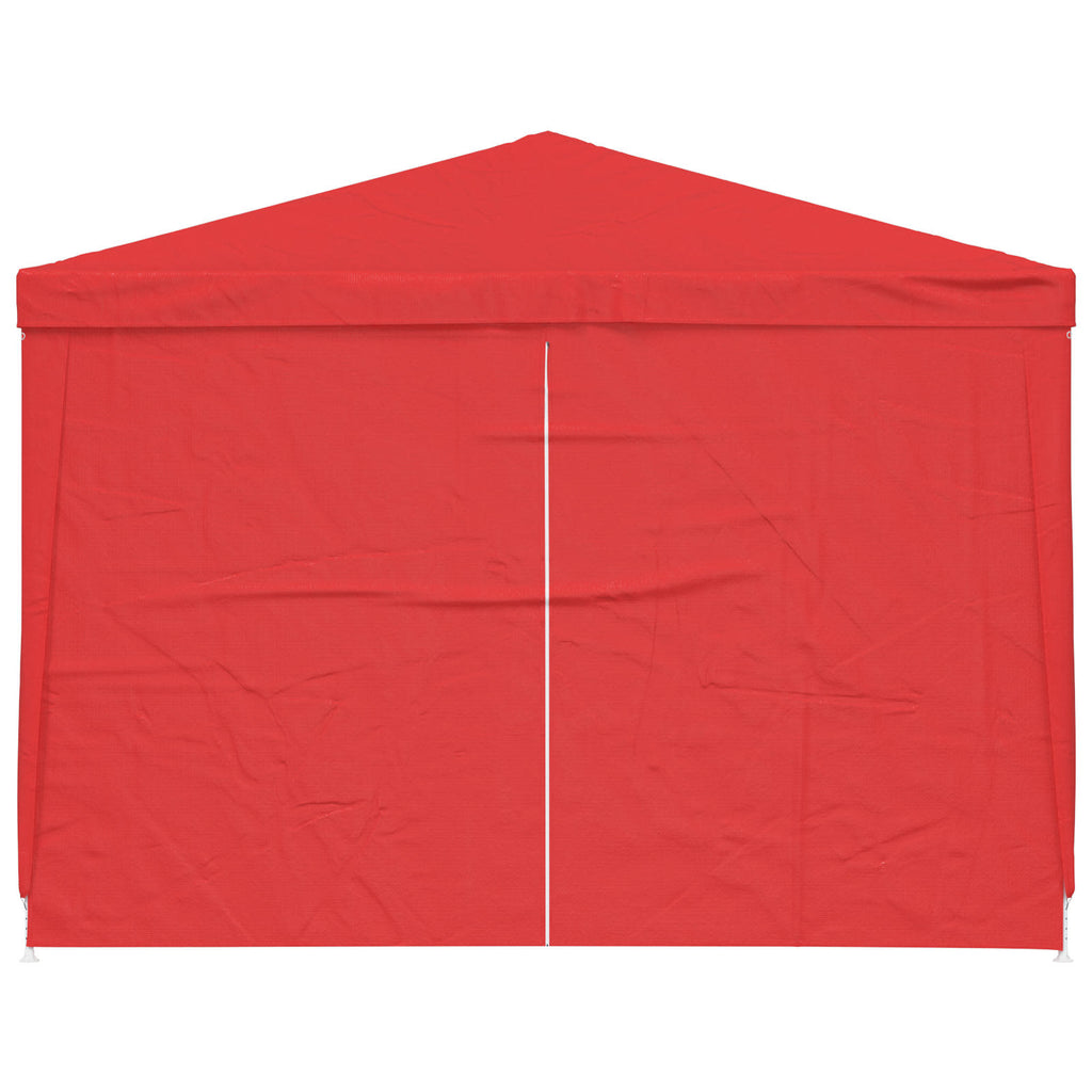 vidaXL Namiot Imprezowy 300 x 300 x 255 cm czerwony PE i stal