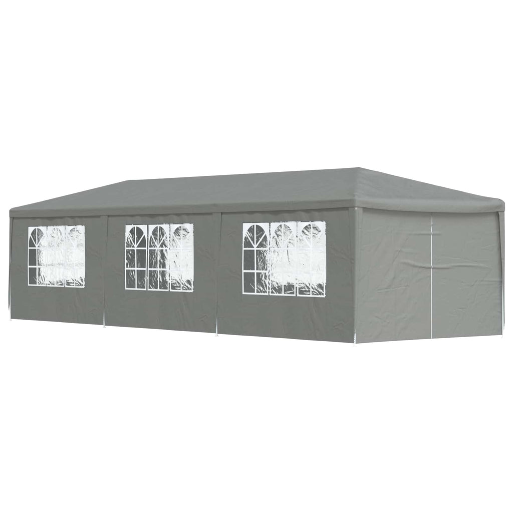 vidaXL Namiot Imprezowy 900 x 300 x 255 cm jasnoszary PE i stal