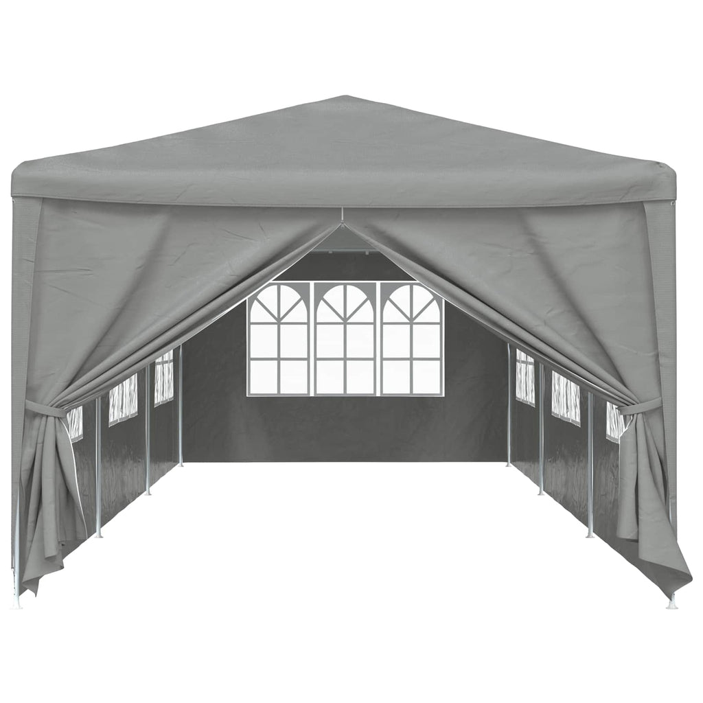 vidaXL Namiot Imprezowy 900 x 300 x 255 cm jasnoszary PE i stal
