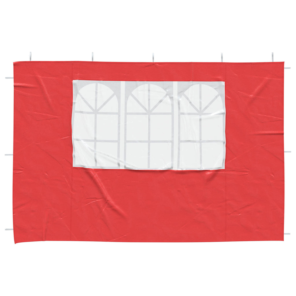 vidaXL Ściana boczna namiotu na imprezy 2 pcs 300 x 195 cm czerwony