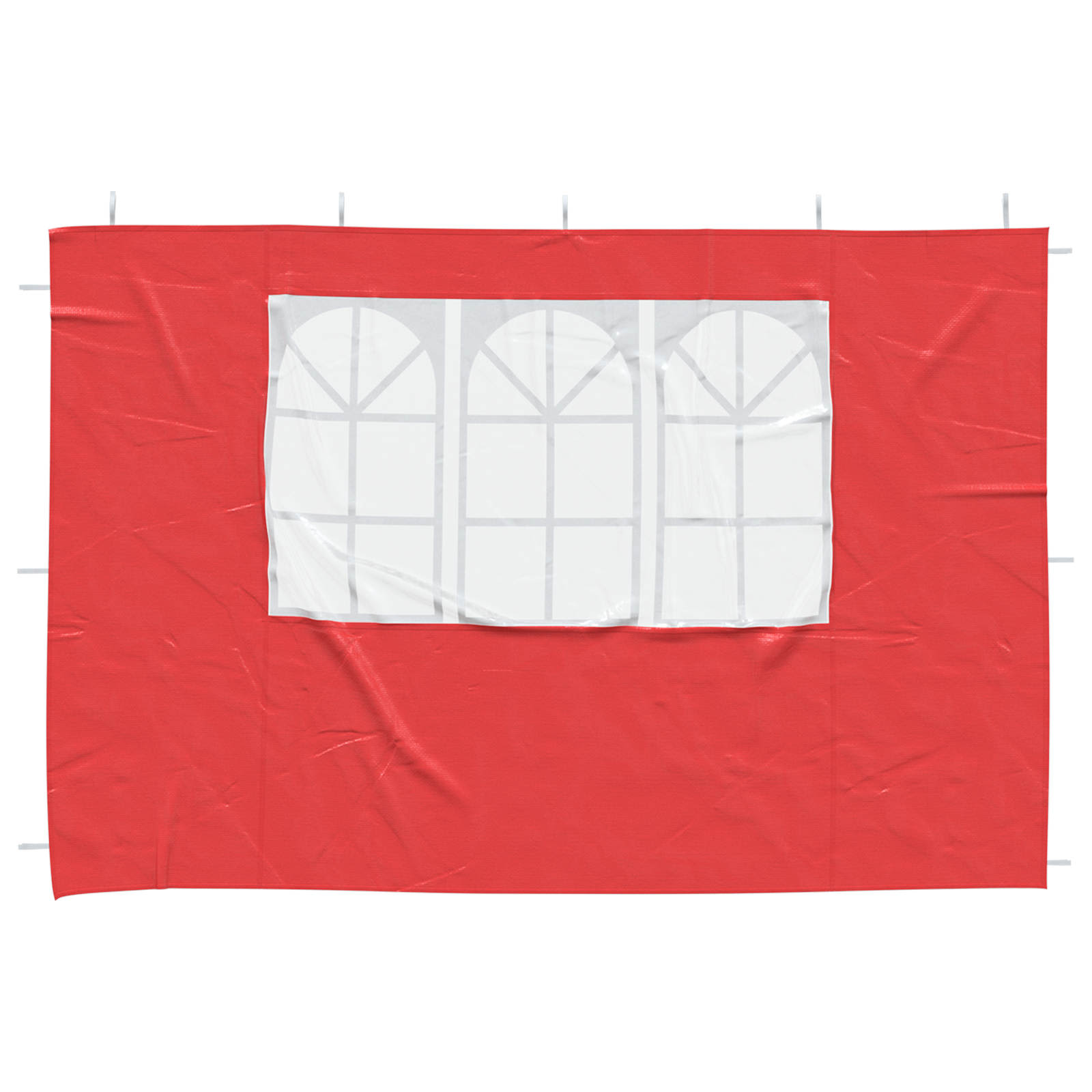 vidaXL Ściana boczna namiotu na imprezy 2 pcs 300 x 195 cm czerwony