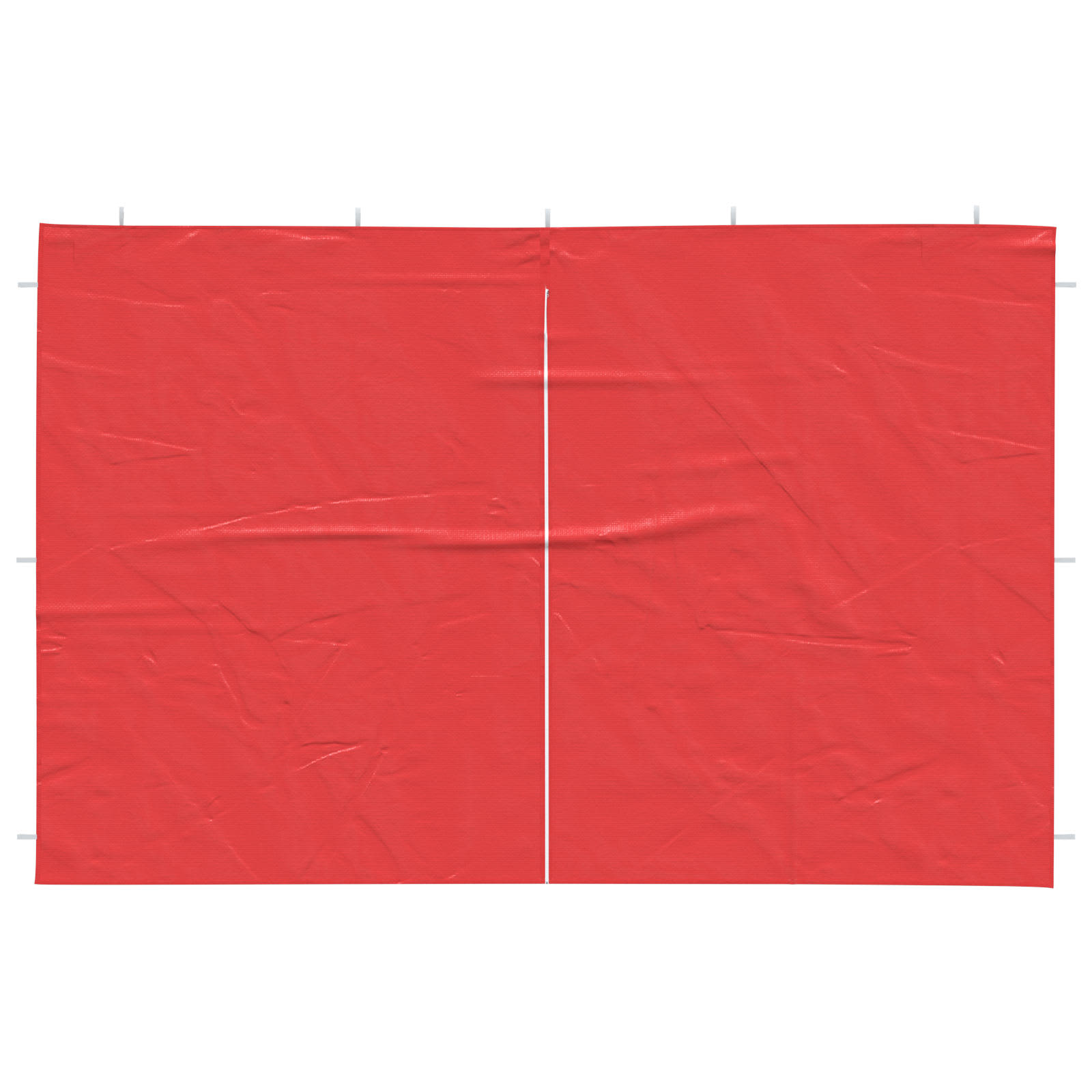 vidaXL Ściana boczna namiotu na imprezy 2 pcs czerwony 300 x 195 cm