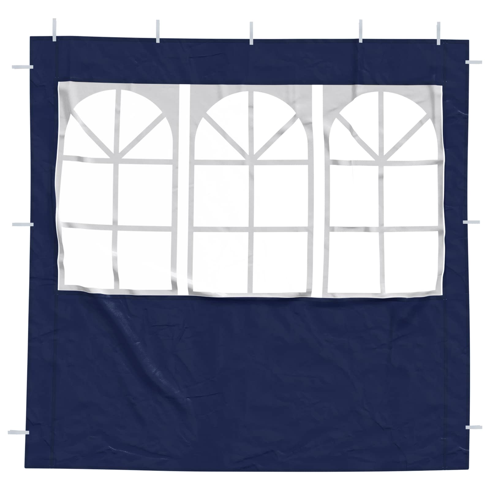 vidaXL Ściana boczna namiotu na imprezy 2 pcs 200 x 195 cm niebieski