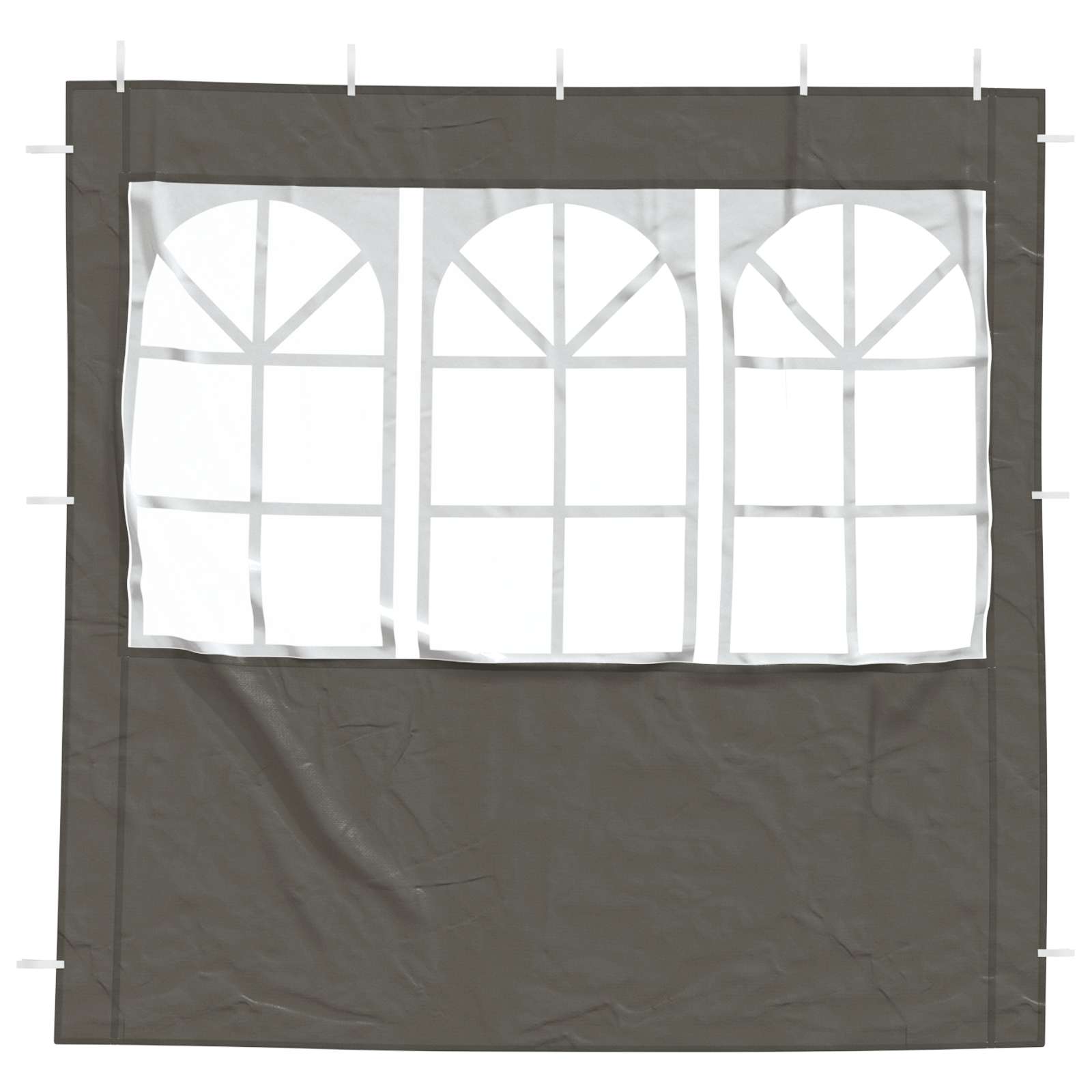 vidaXL Ściana boczna namiotu na imprezy 2 pcs 200 x 195 cm antracytowy