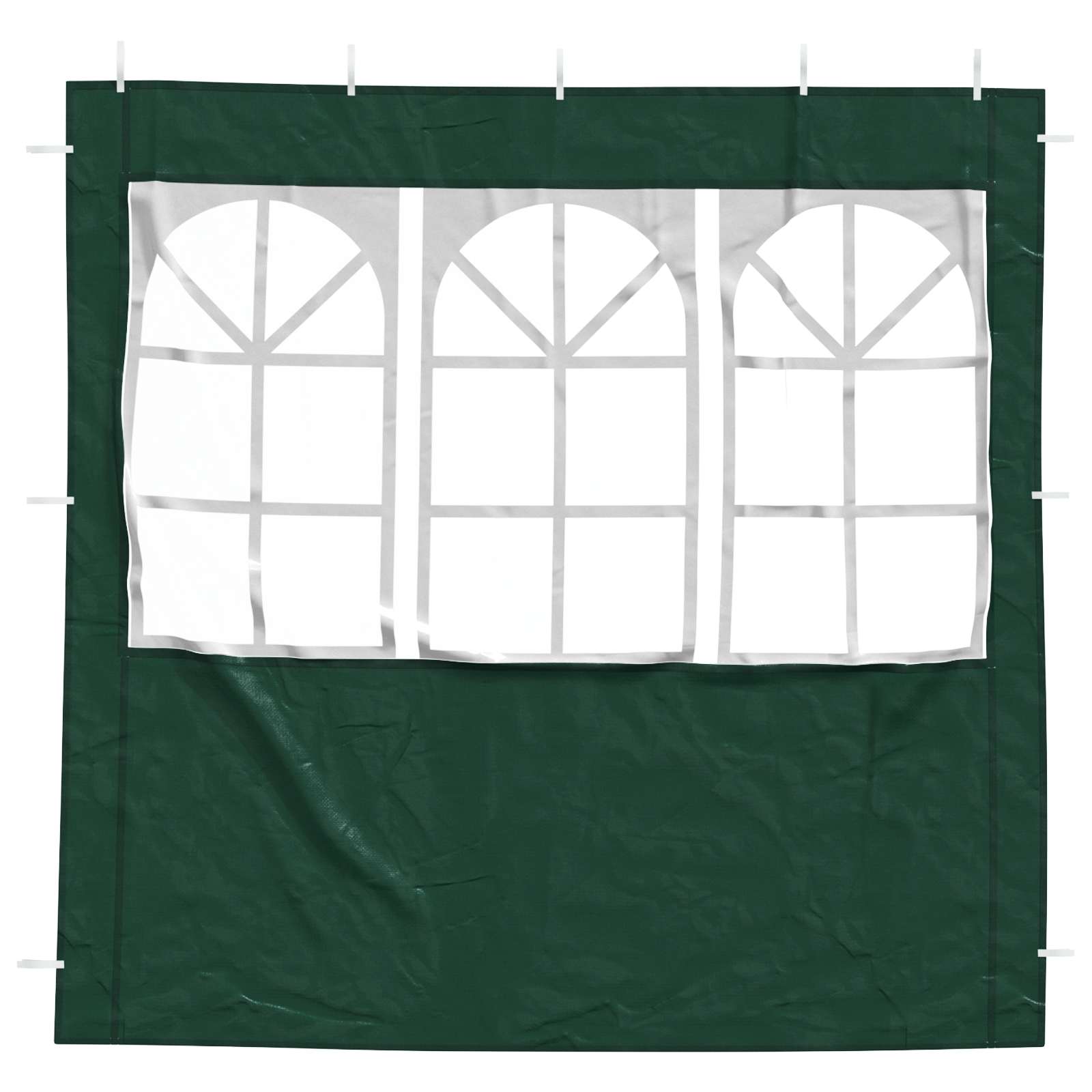 vidaXL Ściana boczna namiotu na imprezy 2 pcs 200 x 195 cm zielony