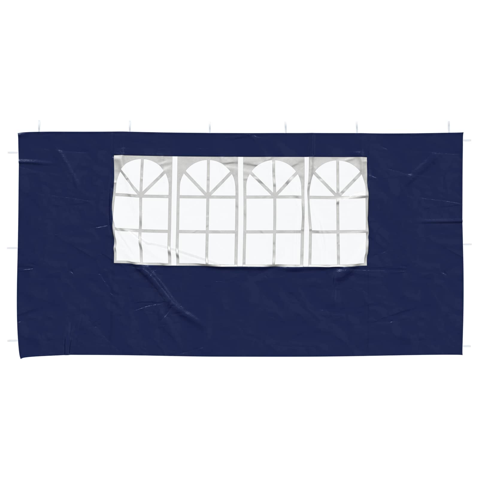 vidaXL Ściana boczna namiotu na imprezy 2 pcs 400 x 195 cm niebieski