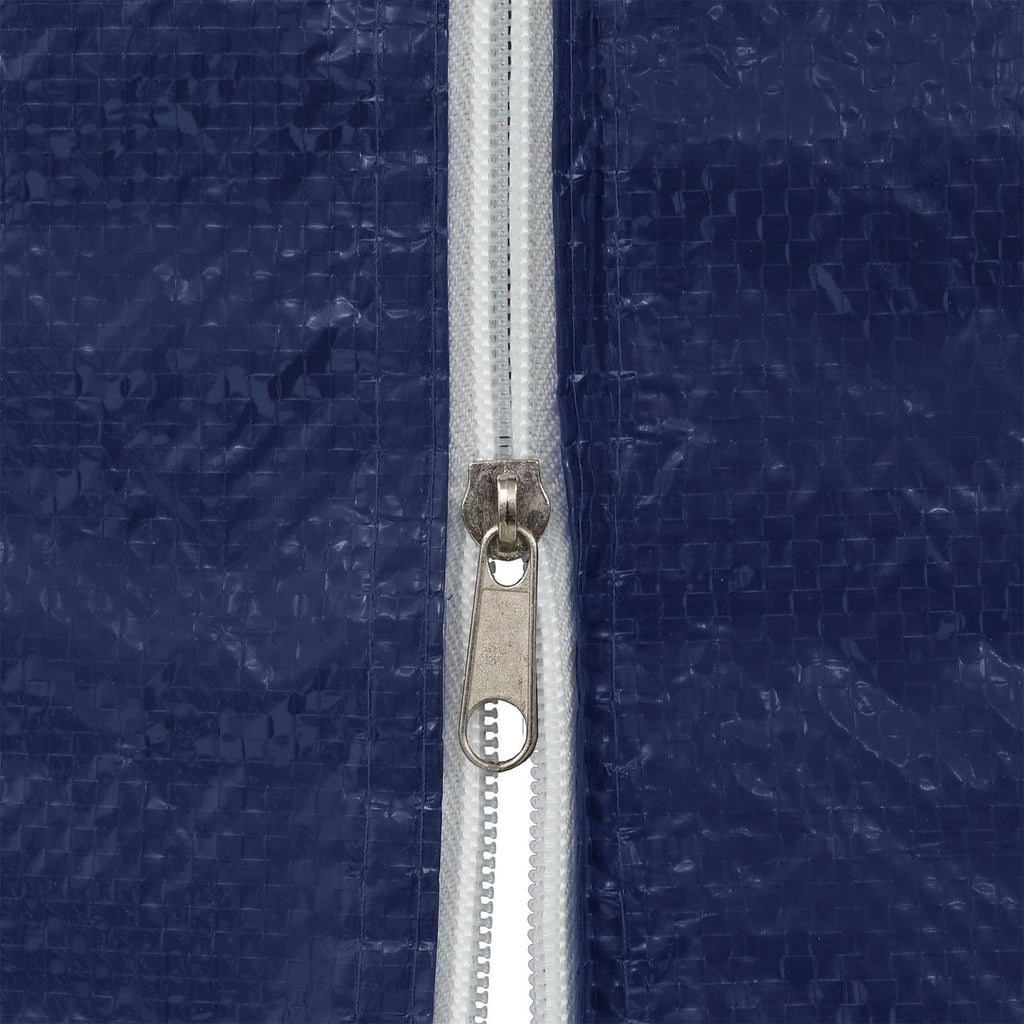 vidaXL Ściana boczna namiotu na imprezy 2 pcs niebieski 400 x 195 cm