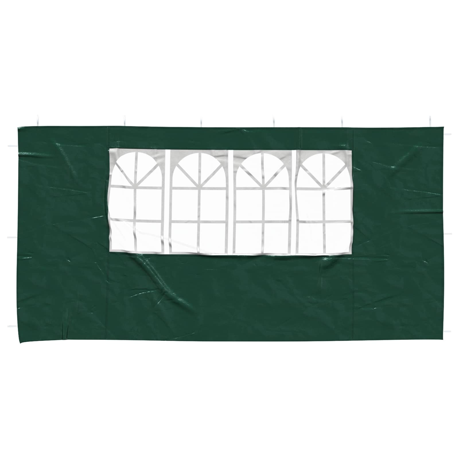 vidaXL Ściana boczna namiotu na imprezy 2 pcs 400 x 195 cm zielony