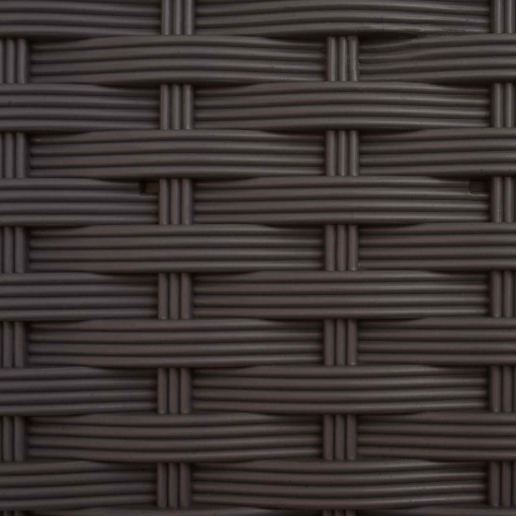 vidaXL Podniesione łóżko z kratką i dachem brązowy 122,5 x 40 x 121 cm