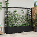 vidaXL Podniesione łóżko z kratką i dachem Czarny 203 x 40 x 136 cm PP