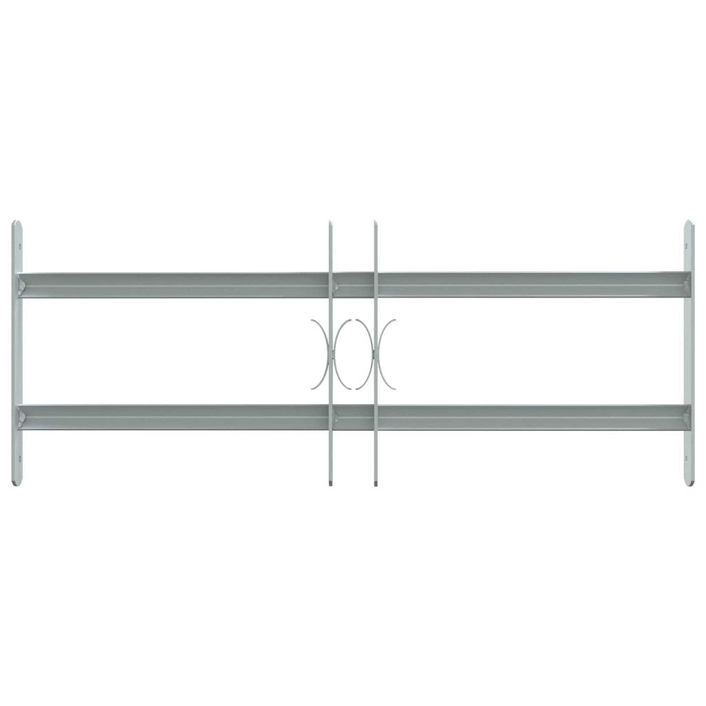 vidaXL Krata bezpieczeństwa do okien z 2 poprzeczkami 3 pcs 430-740 mm