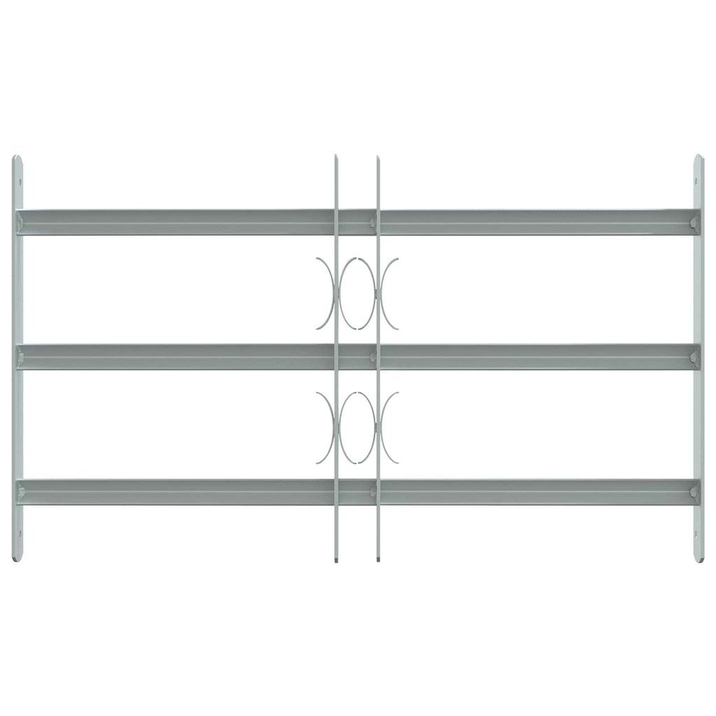 vidaXL Krata zabezpieczająca do okien z 3 poprzeczkami 3 pcs